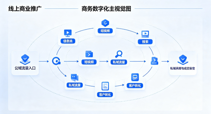 天山区线上商业推广怎么做？全域流量闭环搭建与低成本转化实战指南